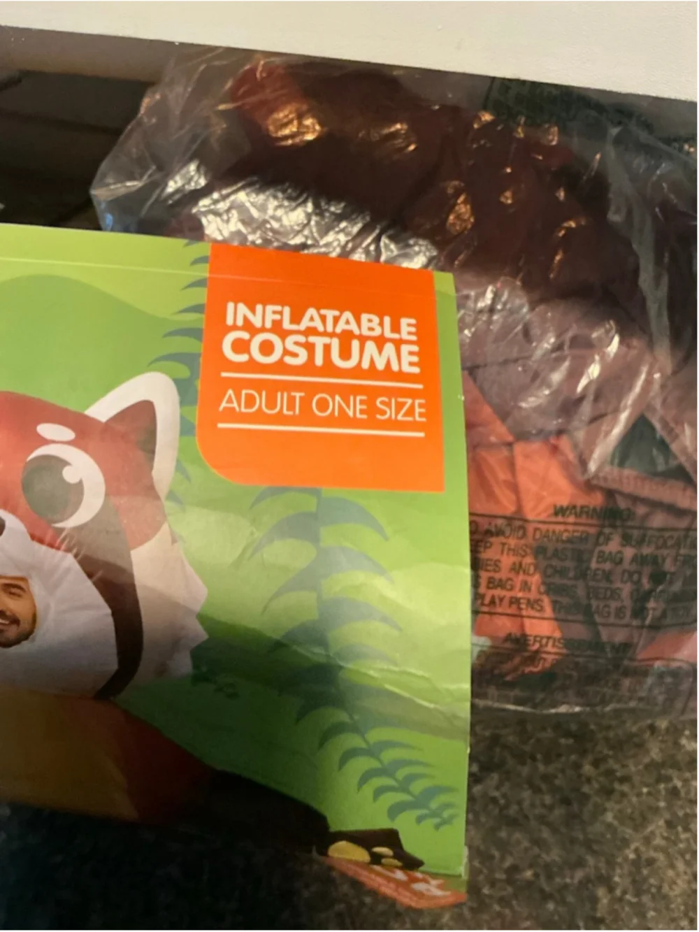 Puff Me Up! Full Body Red Panda Inflatable Adult Costume Spooktacular Creation